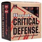 Hornady 200-90900 HORNADY CRITICAL DEFENSE 45ACP 185GR FTX 20RD 10BX/CS