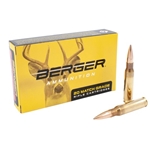 115674 Berger Bullets 60040 Classic Hunter  308 Win 168 gr 2675 fps Hybrid Boat-Tail