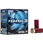 FEDERAL TG121 8 Federal TG1218 Top Gun  12 Gauge 2.75" 1 oz 1180 fps 8 Shot 25 Bx/10 Cs