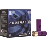 FEDERAL 117006 Federal H1634 Game-Shok High Brass 16 Gauge 2.75" 1 1/8 oz 1295 fps 4 Shot 25 Bx