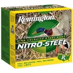 REMARMS NS12HM4 Remington Ammunition 20864 Nitro Steel  12 Gauge 3" 1 3/8 oz 4 Shot 25 Bx/ 10 Cs