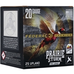 FEDERAL PFX204FS 4 Federal PFX204FS4 Premium Prairie Storm FS Lead 20 Gauge 3" 1 oz 1350 fps 4 Shot 25 B