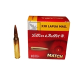 131195 Sellier & Bellot Ammo, 338 Lapua Mag 250 Grain HPBT, 10 Rounds