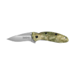 Kershaw 1620C Scallion  2.25" Drop Point Plain 420 Stainless Steel Stalkland Cam