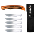 20246 Havalon Knives XTC-115BLAZE Baracuta Blaze 4.38" Folding Replaceable Plain Stain