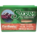 Sierra Bullets 25892 SIERRA BULLETS 8MM .323 150GR SPITZER 100CT