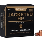 SPEER 29667 Speer 4211 Handgun  38 Cal .357 158 gr Jacketed Hollow Point (JHP) 100 Per Box