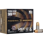 FEDERAL  Federal P9HST2S Premium Personal Defense Micro 9mm Luger 147 gr HST Jacketed Hol