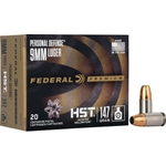 FEDERAL Federal P9HST2S Premium Personal Defense Micro 9mm Luger 147 gr HST Jacketed Hol