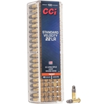 63202 CCI 22 LR STANDARD 1070FPS 40GR LEAD-RN 100RD 50BX/CS