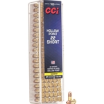 CCI 0028 Varmint 22 Short 27 gr Copper Plated Hollow Point (CPHP)