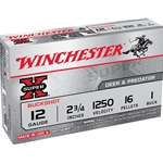 Winchester Ammu XB121 WINCHESTER SUPER-X 12GA 2.75" 1250FPS 1BK 16PLTS 5RD 50BX/CS