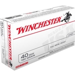 Winchester Ammunition Q4238 WINCHESTER USA 40 SW 180GR FMJ TRUNCATED CONE 50RD 10BX/CS