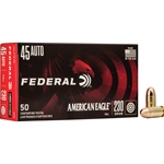 65988 FEDERAL AE 45ACP 230GR FMJ 50RD 20BX/CS