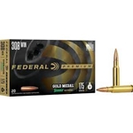 GM308M2 FEDERAL GOLD MEDAL 308 WIN 175GR MATCHKING 20RD 10BX/CS