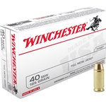 Winchester Ammunition USA40SW WINCHESTER USA 40 SW 165GR FMJ TRUNCATED CONE 50RD 10BX/CS