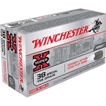 Winchester Ammunition  Winchester Ammo USA38CB USA Cowboy Action 38 Special 158 gr Lead Flat Nose (LFN)