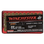 70913 Winchester Ammo S22M2PT Varmint HV 22 Mag 30 gr V-Max