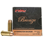 PMC Ammunition 74010 PMC 44 REM MAG 240GR TCSP 25RD 20BX/CS
