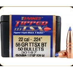 74469 Barnes Bullets 30187 Tipped TSX  22 Cal .224 55 gr TTSX Boat-Tail 50 Per Box