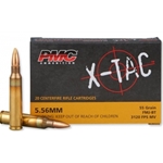 PMC Ammunition 75970 PMC 5.56MM NATO X-TAC 55GR FMJ-BT 20RD 50BX/CS