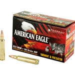 AE22350VP FEDERAL AE 223 REMINGTON 50GR JHP 50RD 5BX/CS