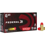 AE45SJ1 FEDERAL AE 45 ACP 230GR TOTAL SYNTHETIC JACKET 50RD 10BX/CS