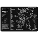 TekMat TEK-R17-BER92 Gun Cleaning Mat, 11"x17", Beretta 92