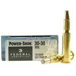 3030A FEDERAL POWER-SHOK 30-30 WIN 150GR JSP-FN 20RD 10BX/CS