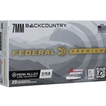 AP7BCTA3 P7BCTA3 : FEDERAL 7MM BACKCOUNTRY 170GR TERMINAL ASCENT
