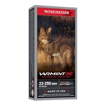 Winchester Ammunition AX22250PXP WINCHESTER VARMINT-XP 22-250 REM 55GR EXTREME 20RD 10BX/CS