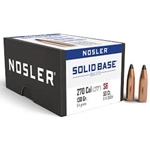 Nosler N38054 NOSLER BULLETS 270 CAL .277 130GR SOLID BASE SP 50CT