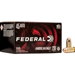 FEDERAL AE45A100 45 ACP 230GR FULL METAL JACKET