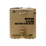 FEDERAL  Federal XM193BKX American Eagle  5.56x45mm NATO 55 gr Full Metal Jacket Boat Tai