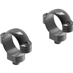 100-49973 Leupold 49973 Quick Release Ring Set 1" Dia Medium Black Gloss