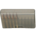 MTM 210-J20L41 Slip-Top Ammo Box 20 Round 30-06 30-30 270 Win 308, Clear Smoke