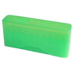 MTM 210-J20MLD16 Slip-Top Ammo Box 20 Round WSM 45-70 to 30-30, Clear Green