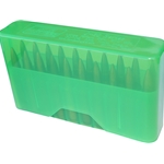 MTM 210-J20XS16 Slip-Top Ammo Box 20 Round 223 Rem 204 Ruger 222 Rem Mag, Clear Green