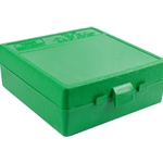 MTM 210-P645010 Ammo Box 64 Round Flip-Top 50 AE 480 Ruger, Green