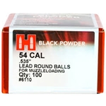 Hornady 0953-0284 54 Cal .535 Lead Balls, 100/Box