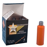 Tru Flare 10BANGER 15mm Centerfire Bearbanger Cartridges, Travels 125+ Feet Orange, 6-Pack