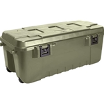 Plano 191902 Sportsman's Trunk w/ Wheels, Large,108 Qt, 37.19"L x 18"W x 14"H, O.D. Green, Lockable