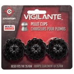 Crosman 407T Pellet Clip Kit 3 Count of 10 Shot Clips for use with Vigilante Air Pistols
