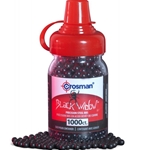 Crosman CBW1K Black Widow 4.5mm Black Coated BB, 1000 Count