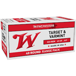 Winchester Ammunition USA223L1 USA LC Value Pack Rifle Ammo 223 REM, 55 gr, FMJ, 150 Rnd, Can