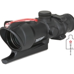 Trijicon TA31 TRIJICON ACOG 4X32 DUAL ILLUMINATED RED DONUT .223 BAC RETICLE