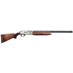 Benelli 10850 MONTEFELTRO SILVER 12/28 AA-SATIN WALNUT W/ GOLD BIRD