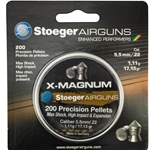 Stoeger 30348 PELLETS 5.5MM/.22 X-MAGNUM 111G/17.13GR (200) CLAMPACK