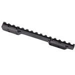 Talley Manufacturing P00252735 Talley POO252735 Picatinny Base Short Action 1-Piece For Browning X-Bolt Black M