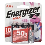 E91MP8 Energizer Max AA 8-Multi Pack 1.5V